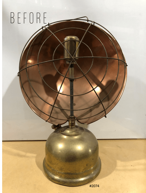 Vintage Brass and Copper TILLEY Radiator Lamp | Adelaide Clocks