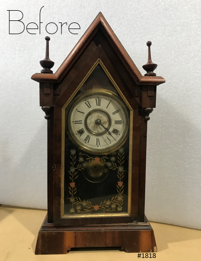 Antique New Haven Jerome Cathedral Steeple Mantel Clock | Adelaide Clocks