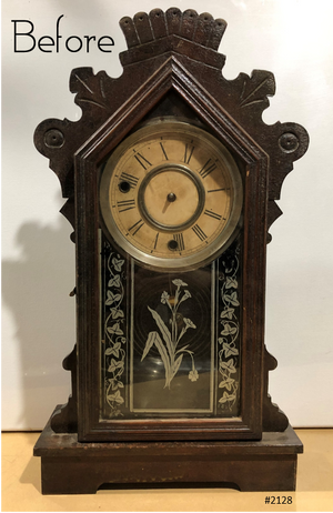 Original Antique Winding Ansonia USA Wall Clock - Antikcart