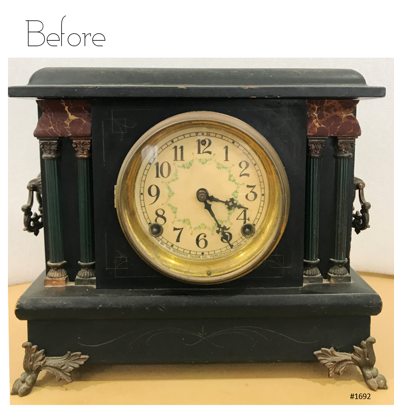 Antique Sessions Mantel Clock | eXibit collection