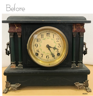 Antique Sessions Mantel Clock | eXibit collection