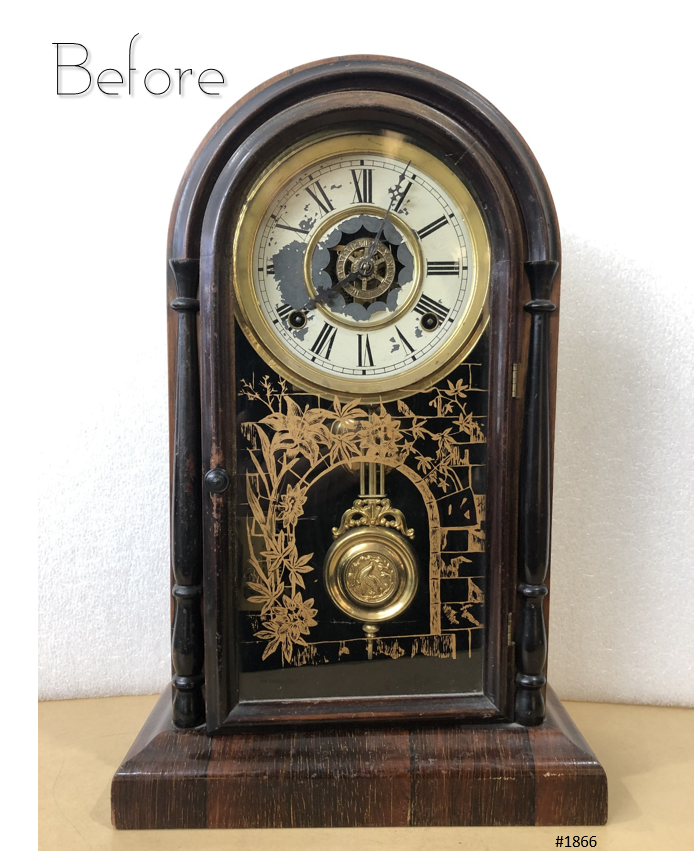 Antique Waterbury Cathedral Mantel Clock | eXibit collection