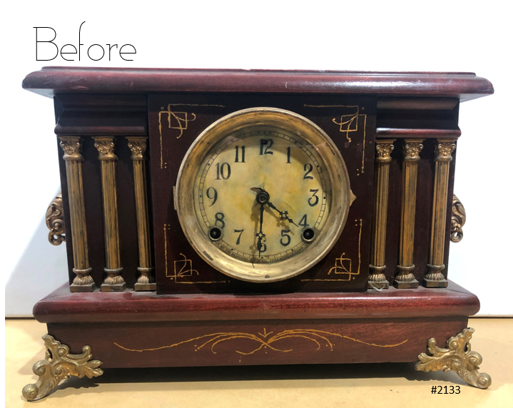 Original Antique Sessions USA Mantel Clock | eXibit collection