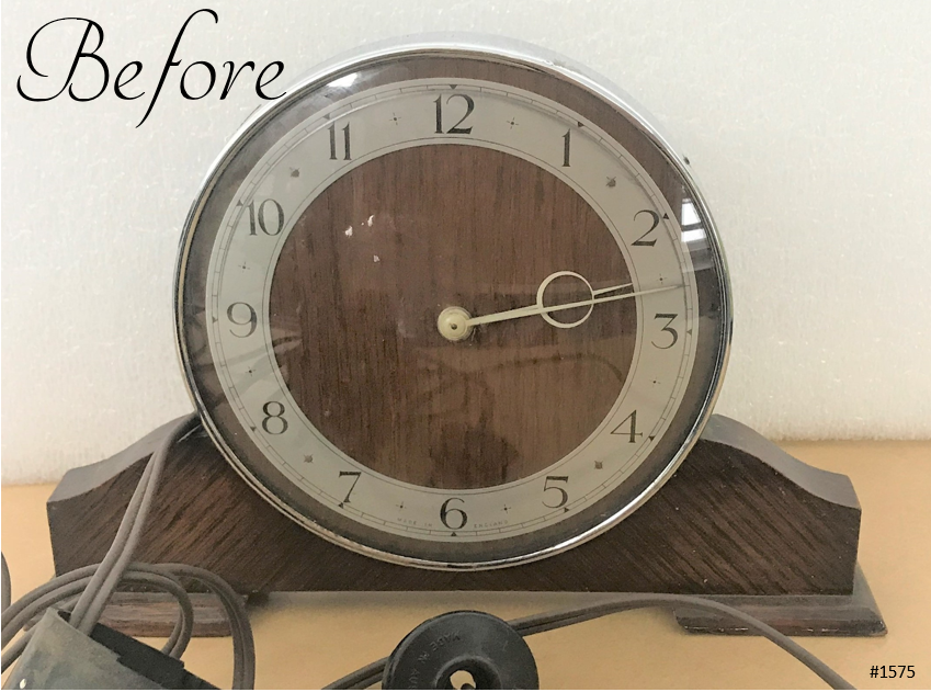 Vintage Battery Mantel Clock | eXibit collection