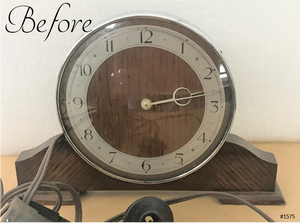 Vintage Battery Mantel Clock | eXibit collection