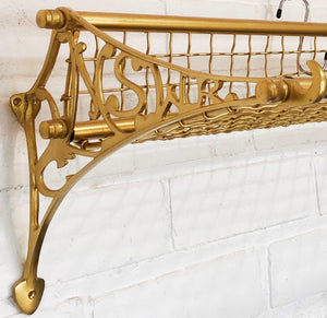 Vintage NSWR Railway Brass Luggage Rack | eXibit collection