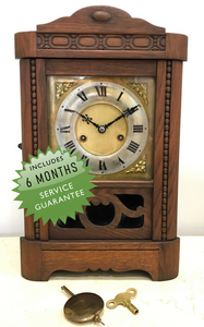 Antique HAC Hammer on Coil Chime Mantel Clock | eXibit collection