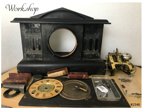 Restored Antique Gilbert Mantel Clock | eXibit collection