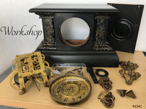 Restored Original Antique Mantel Clock | eXibit collection